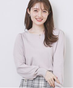 index / インデックス ニット・セーター | パール調パーツ付きクルーネックニット【洗濯機OK】《8col/XS～3L》