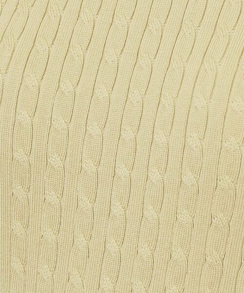 index / インデックス ニット・セーター | ゴールドプレート付きケーブルニット【洗濯機OK】 | 詳細12