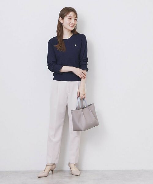 index / インデックス ニット・セーター | ゴールドプレート付きケーブルニット【洗濯機OK】 | 詳細14