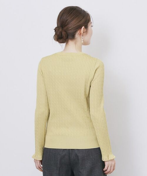 index / インデックス ニット・セーター | ゴールドプレート付きケーブルニット【洗濯機OK】 | 詳細19