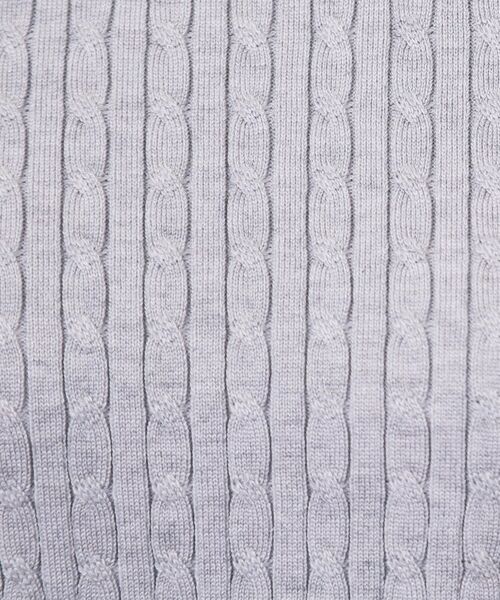 index / インデックス ニット・セーター | ゴールドプレート付きケーブルニット【洗濯機OK】 | 詳細8