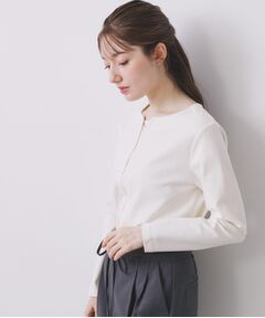 index / インデックス カットソー | フロントタックモチーフポンチトップス【洗濯機OK】