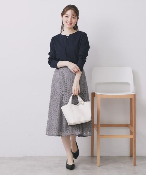 index / インデックス カットソー | フロントタックモチーフポンチトップス【洗濯機OK】 | 詳細10