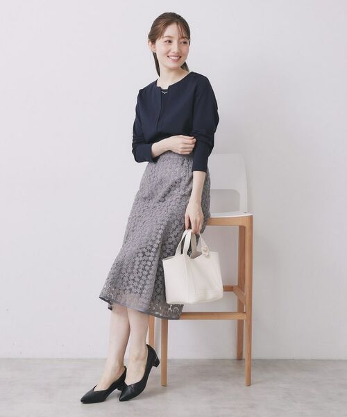 index / インデックス カットソー | フロントタックモチーフポンチトップス【洗濯機OK】 | 詳細11