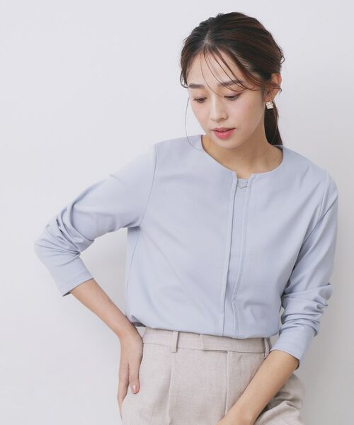 index / インデックス カットソー | フロントタックモチーフポンチトップス【洗濯機OK】 | 詳細13