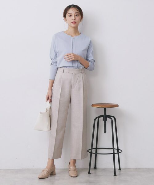 index / インデックス カットソー | フロントタックモチーフポンチトップス【洗濯機OK】 | 詳細14