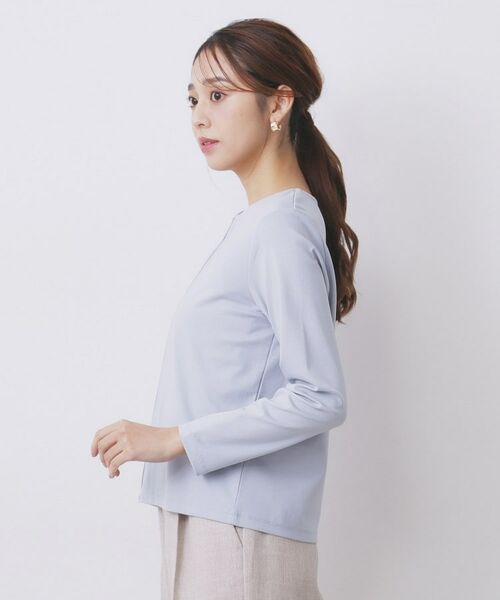 index / インデックス カットソー | フロントタックモチーフポンチトップス【洗濯機OK】 | 詳細18