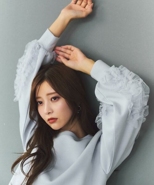 index / インデックス カットソー | フリルスリーブトップス【洗濯機OK】 | 詳細1