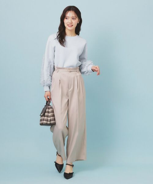 index / インデックス カットソー | フリルスリーブトップス【洗濯機OK】 | 詳細13