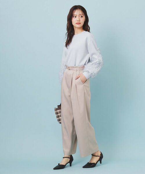 index / インデックス カットソー | フリルスリーブトップス【洗濯機OK】 | 詳細14