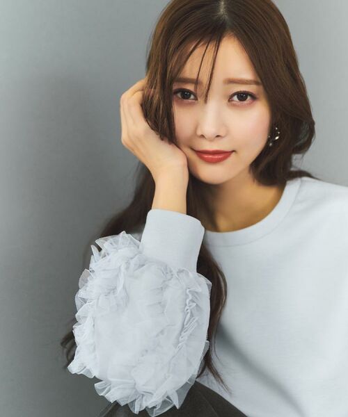 index / インデックス カットソー | フリルスリーブトップス【洗濯機OK】 | 詳細2