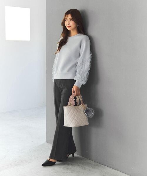 index / インデックス カットソー | フリルスリーブトップス【洗濯機OK】 | 詳細3