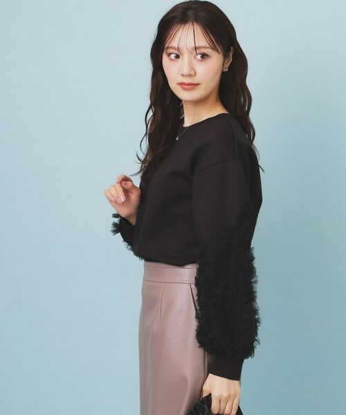 index / インデックス カットソー | フリルスリーブトップス【洗濯機OK】 | 詳細4