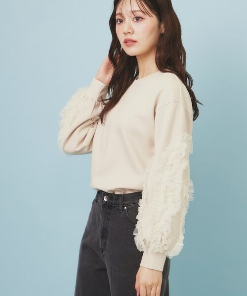 index / インデックス カットソー | フリルスリーブトップス【洗濯機OK】 | 詳細8