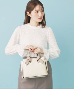 index / インデックス カットソー | フェザーレースハイネックキャンディトップス【洗濯機OK】