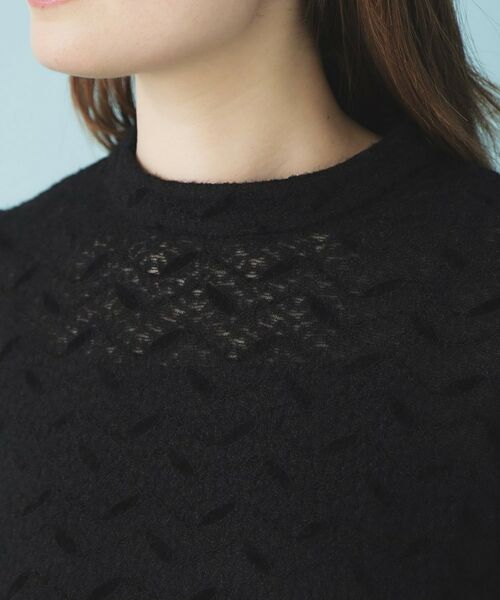 index / インデックス カットソー | フェザーレースハイネックキャンディトップス【洗濯機OK】 | 詳細12