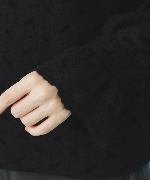 index / インデックス カットソー | フェザーレースハイネックキャンディトップス【洗濯機OK】 | 詳細15