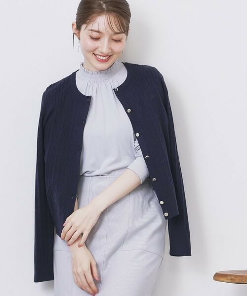 index / インデックス カットソー | シャーリングデザイントップス【洗濯機OK/吸湿発熱】 | 詳細13