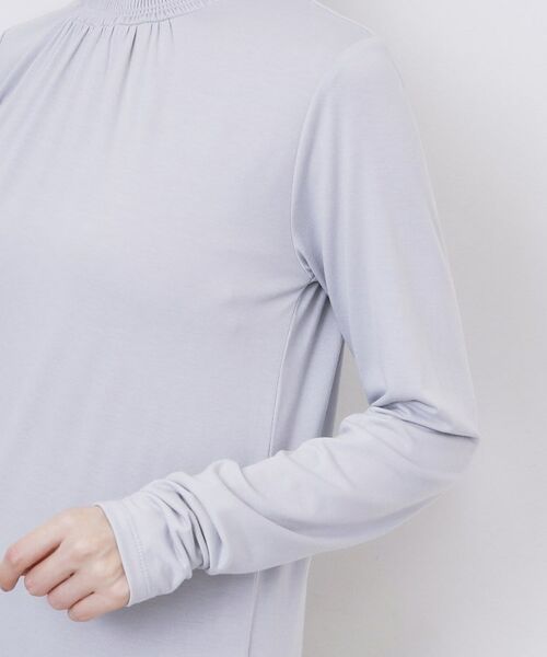 index / インデックス カットソー | シャーリングデザイントップス【洗濯機OK/吸湿発熱】 | 詳細21