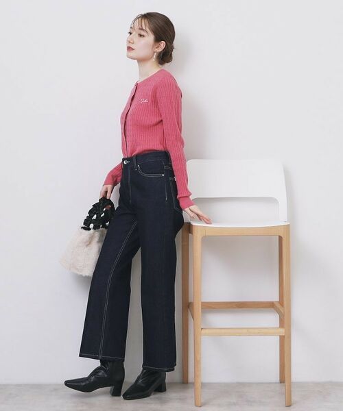 index / インデックス カーディガン・ボレロ | クルーネックケーブルカーディガン【洗濯機OK】 | 詳細15