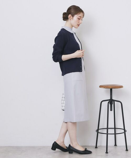 index / インデックス カーディガン・ボレロ | クルーネックケーブルカーディガン【洗濯機OK】 | 詳細18