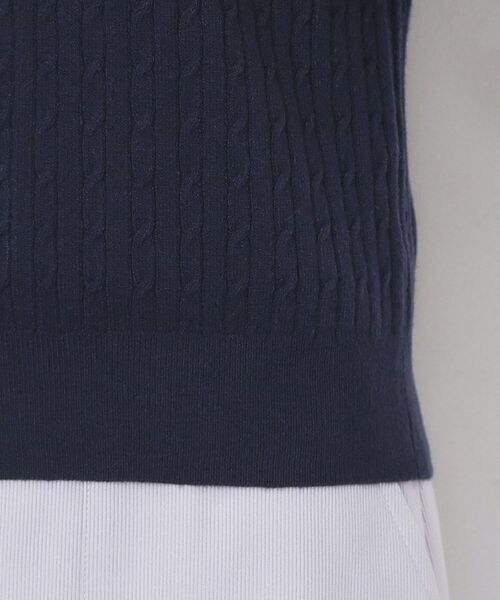 index / インデックス カーディガン・ボレロ | クルーネックケーブルカーディガン【洗濯機OK】 | 詳細26