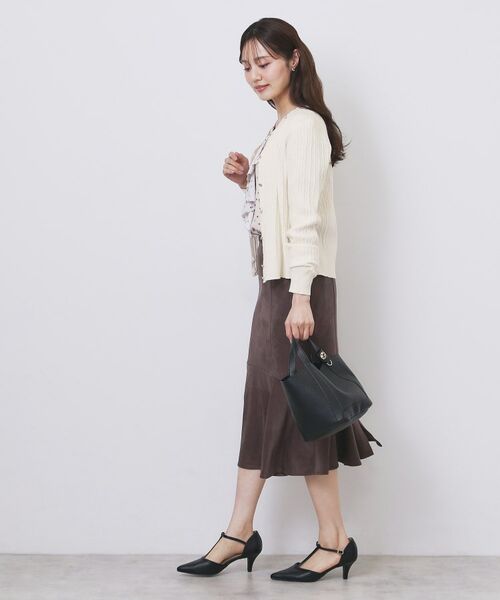 index / インデックス カーディガン・ボレロ | クルーネックケーブルカーディガン【洗濯機OK】 | 詳細3