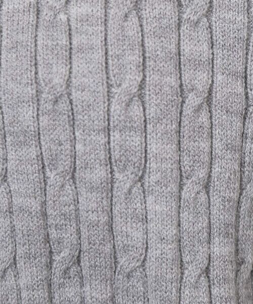 index / インデックス カーディガン・ボレロ | クルーネックケーブルカーディガン【洗濯機OK】 | 詳細8