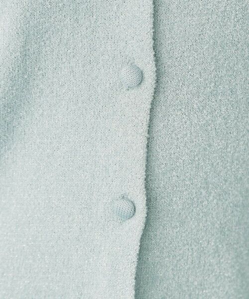 index / インデックス カーディガン・ボレロ | ミニモールラメコンパクトクルーカーディガン/アンサンブル対応【洗濯機OK】 | 詳細15