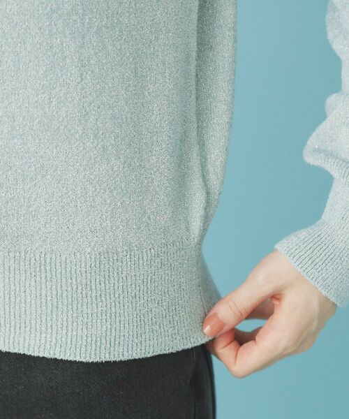 index / インデックス カーディガン・ボレロ | ミニモールラメコンパクトクルーカーディガン/アンサンブル対応【洗濯機OK】 | 詳細21
