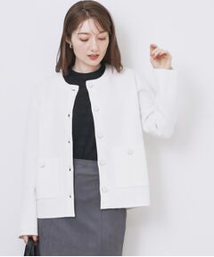 index / インデックス カーディガン・ボレロ | ダブルフェイスコーディガン【洗濯機OK】