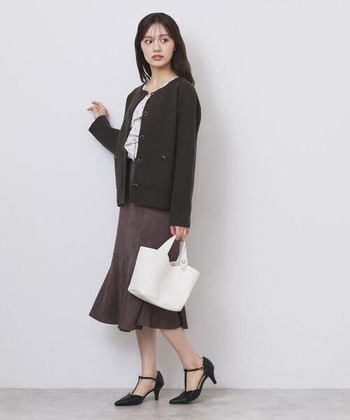 index / インデックス カーディガン・ボレロ | ダブルフェイスコーディガン【洗濯機OK】 | 詳細13