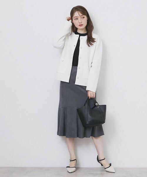 index / インデックス カーディガン・ボレロ | ダブルフェイスコーディガン【洗濯機OK】 | 詳細17