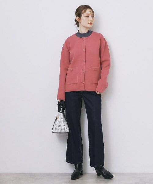 index / インデックス カーディガン・ボレロ | ダブルフェイスコーディガン【洗濯機OK】 | 詳細20