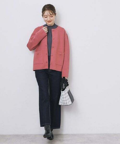 index / インデックス カーディガン・ボレロ | ダブルフェイスコーディガン【洗濯機OK】 | 詳細21