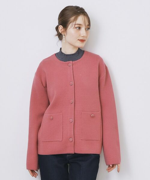 index / インデックス カーディガン・ボレロ | ダブルフェイスコーディガン【洗濯機OK】 | 詳細23