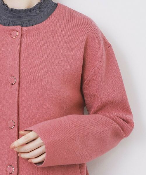 index / インデックス カーディガン・ボレロ | ダブルフェイスコーディガン【洗濯機OK】 | 詳細27