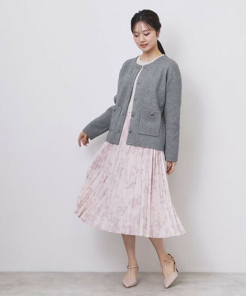 index / インデックス カーディガン・ボレロ | ダブルフェイスコーディガン【洗濯機OK】 | 詳細4