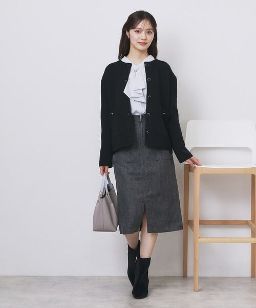 index / インデックス カーディガン・ボレロ | ダブルフェイスコーディガン【洗濯機OK】 | 詳細8