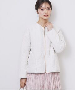 index / インデックス レザーブルゾン・ジャケット | リバーシブル キルティングファーブルゾン【洗濯機OK】