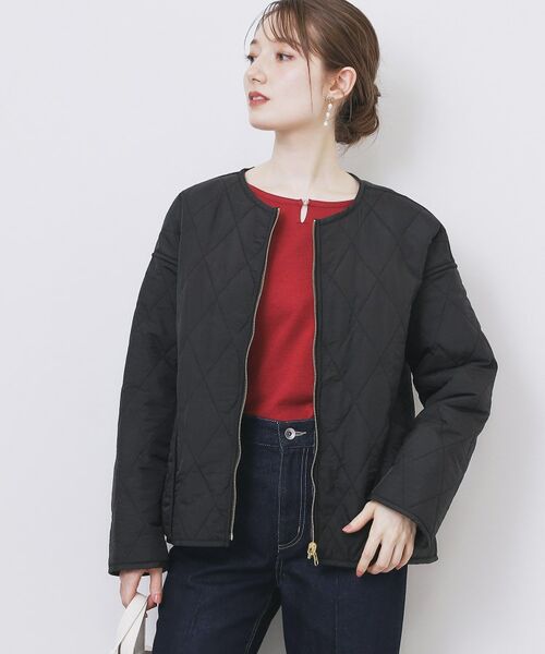 index / インデックス レザーブルゾン・ジャケット | リバーシブル キルティングファーブルゾン【洗濯機OK】 | 詳細14