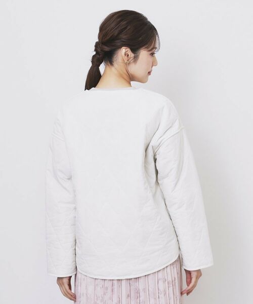 index / インデックス レザーブルゾン・ジャケット | リバーシブル キルティングファーブルゾン【洗濯機OK】 | 詳細23