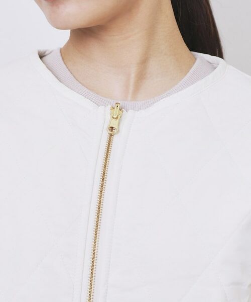 index / インデックス レザーブルゾン・ジャケット | リバーシブル キルティングファーブルゾン【洗濯機OK】 | 詳細24