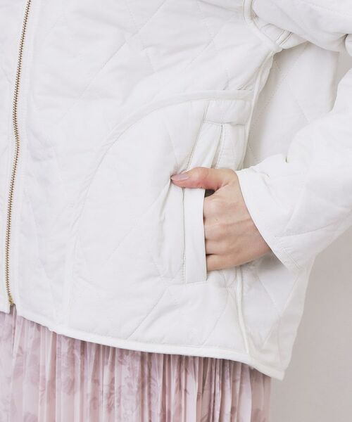 index / インデックス レザーブルゾン・ジャケット | リバーシブル キルティングファーブルゾン【洗濯機OK】 | 詳細27