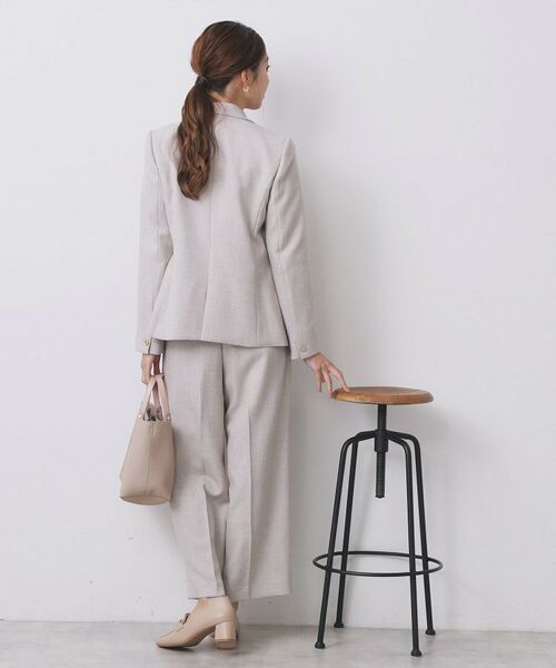 index / インデックス テーラードジャケット | 《Oggi掲載》ダブルブレストテーラードジャケット/セットアップ対応可【洗える】 | 詳細22