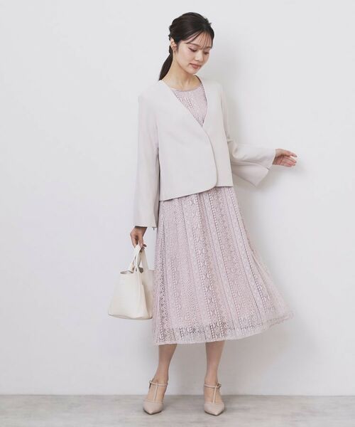 index / インデックス ノーカラージャケット | ノーカラージャケット【洗濯機OK】 | 詳細11