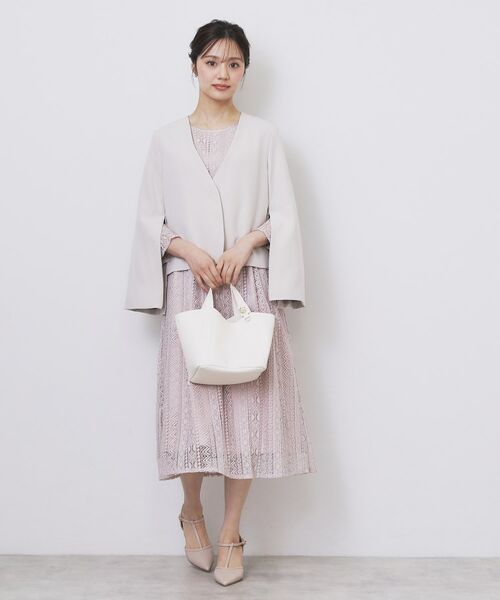 index / インデックス ノーカラージャケット | ノーカラージャケット【洗濯機OK】 | 詳細12