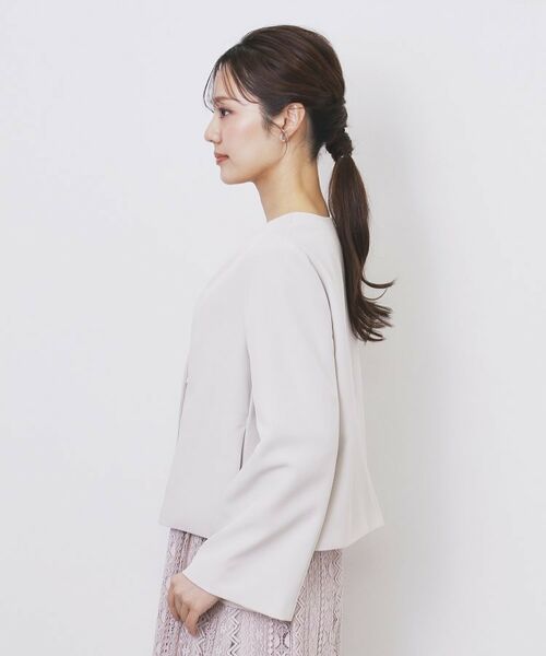 index / インデックス ノーカラージャケット | ノーカラージャケット【洗濯機OK】 | 詳細16