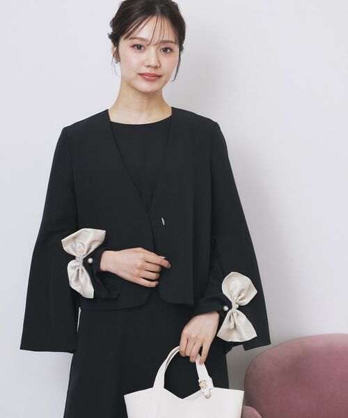 index / インデックス ノーカラージャケット | ノーカラージャケット【洗濯機OK】 | 詳細2