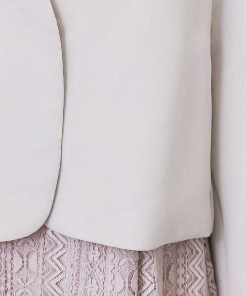 index / インデックス ノーカラージャケット | ノーカラージャケット【洗濯機OK】 | 詳細20